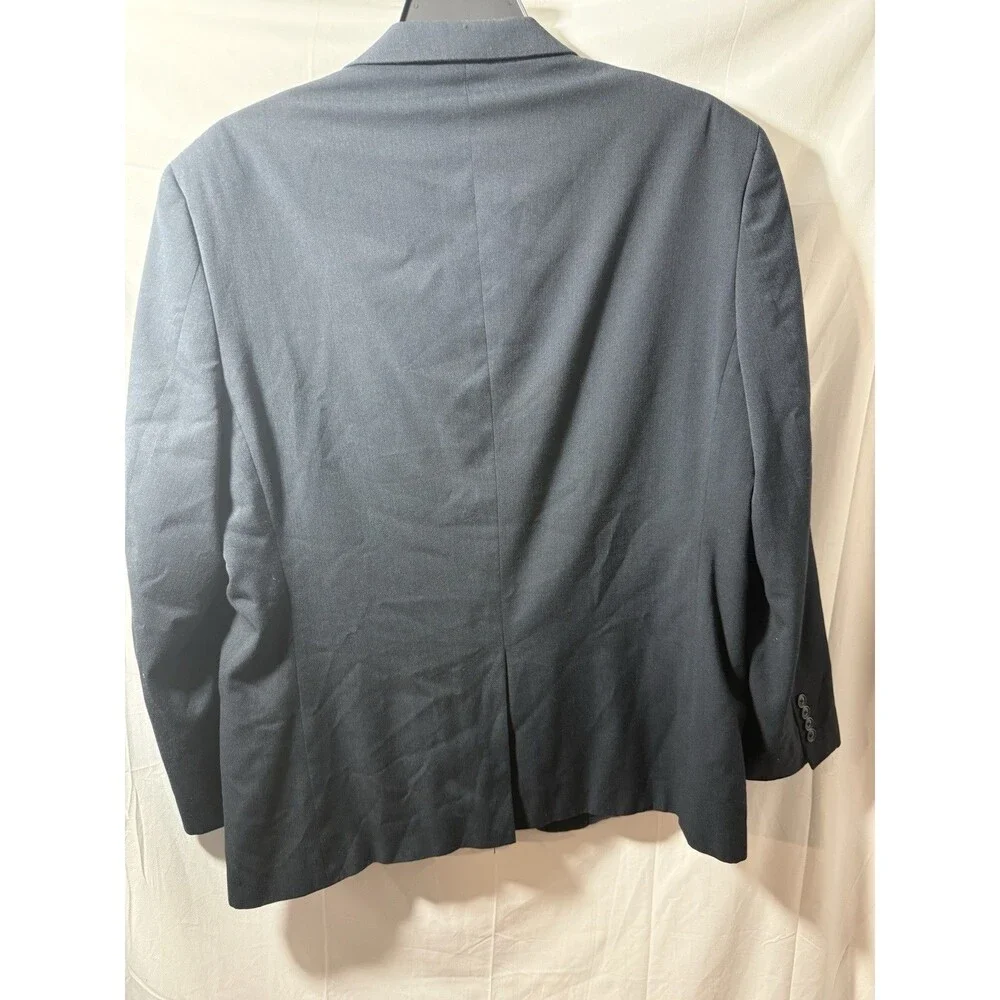 Adolfo Mens Suit Jacket Size 46R High Twist Micro Tech Super Deluxe